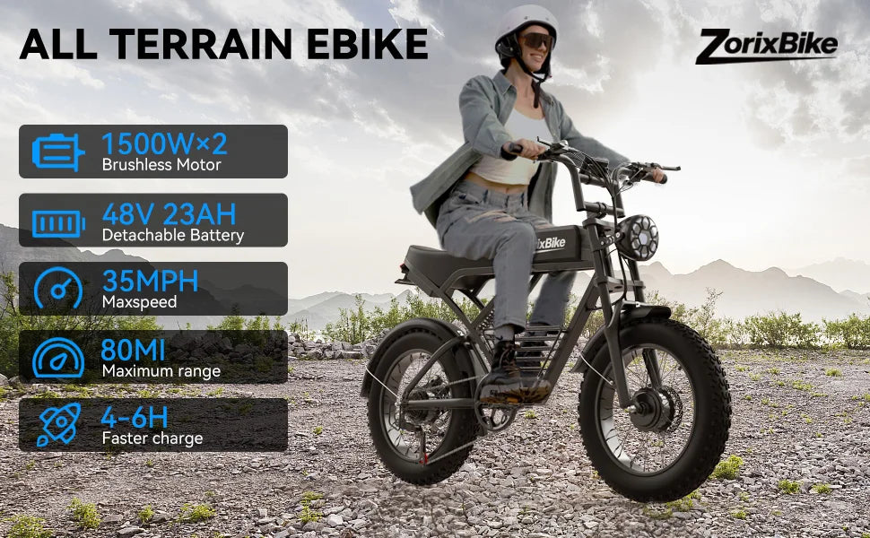 Zorix MotoX 3000 E-Bike
