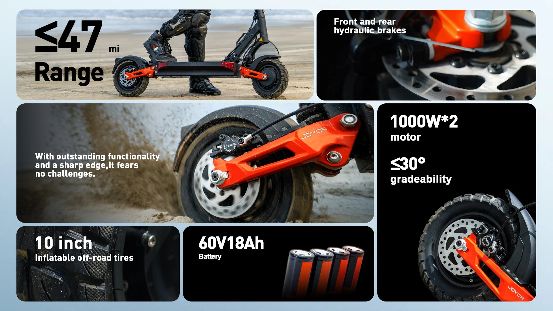 Joyor T10 1000 E-Scooter