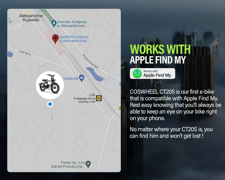 Coswheel CT20S SnowCruise E-Bike