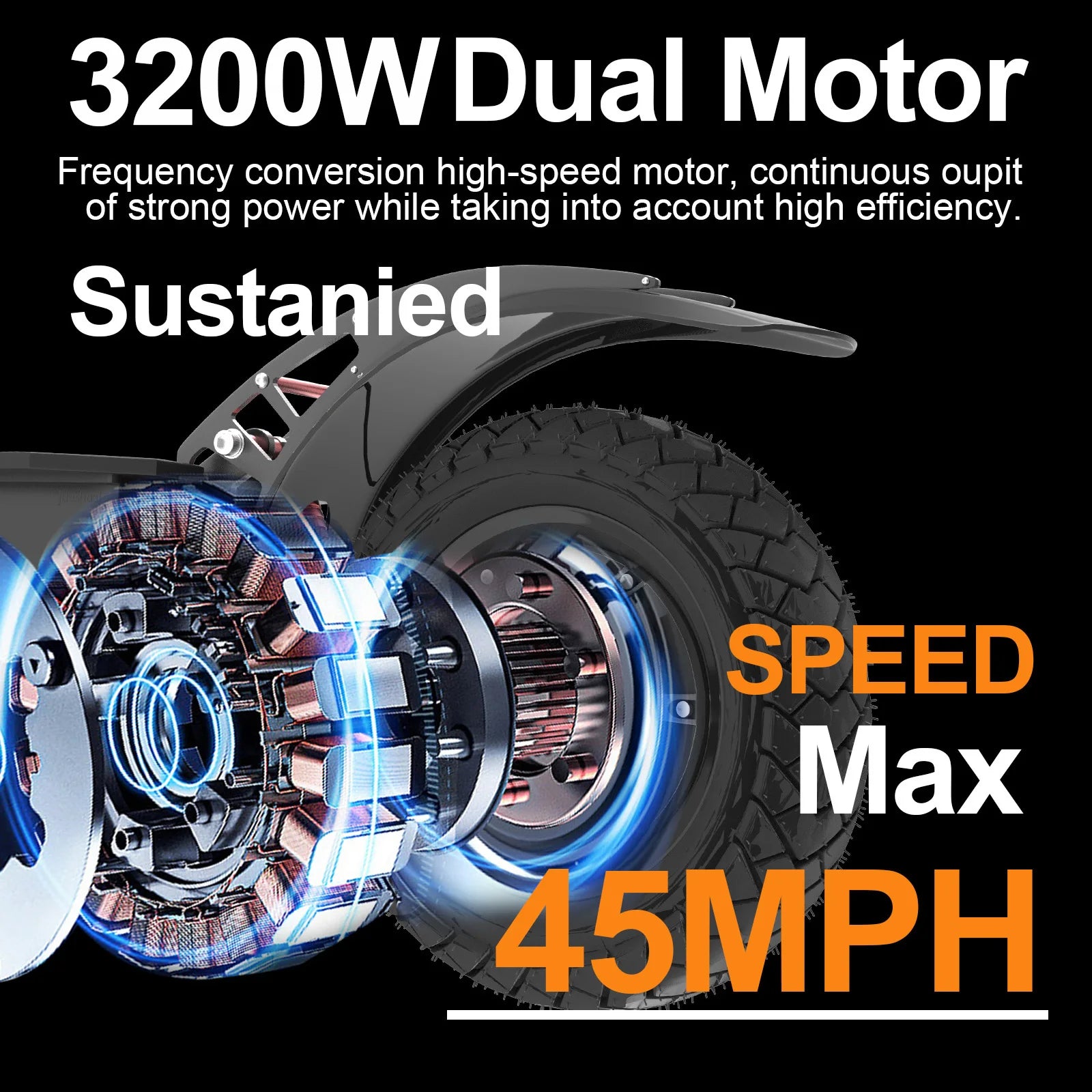 ThunderMax 3200 E-Scooter