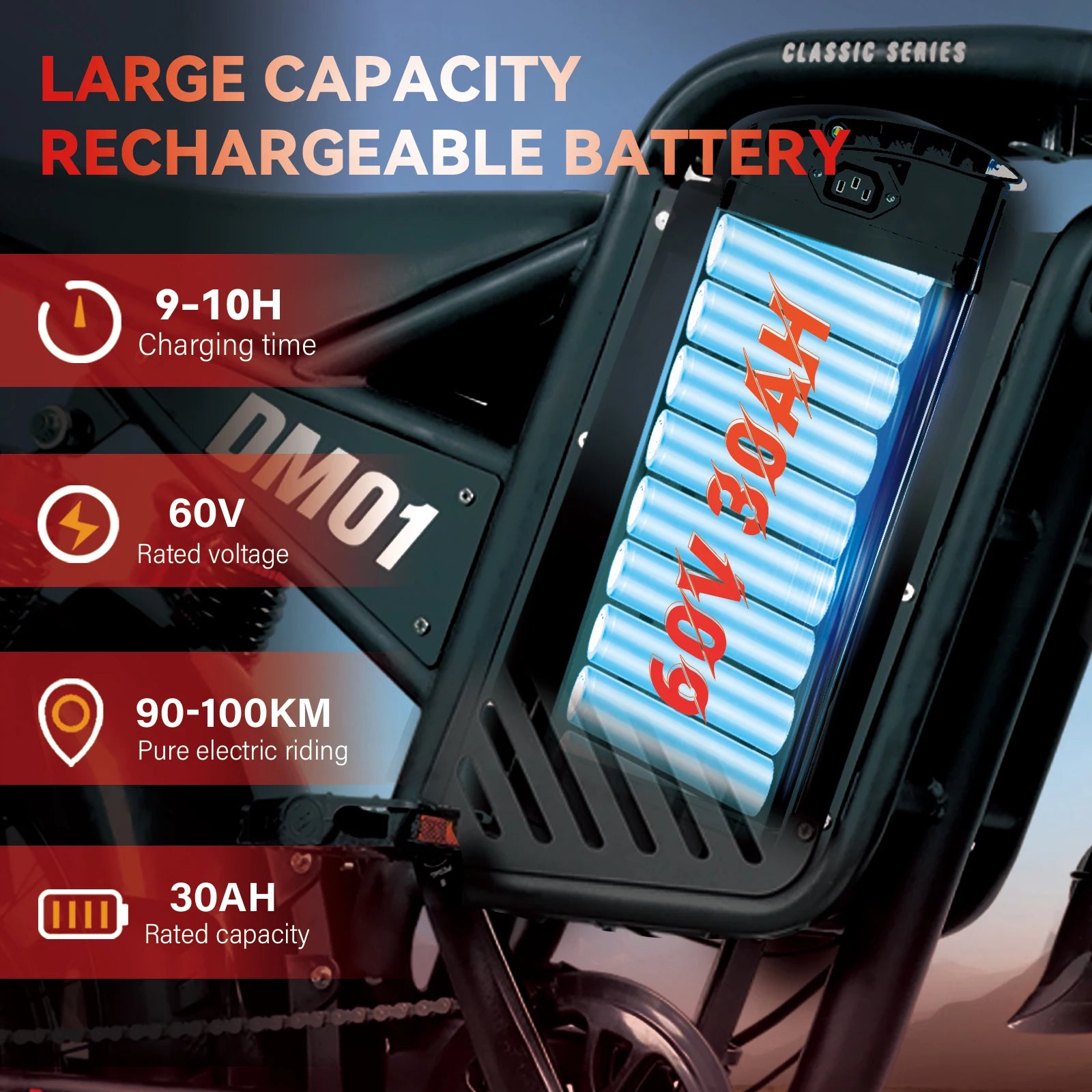 RoadHawk DM01 E-Bike