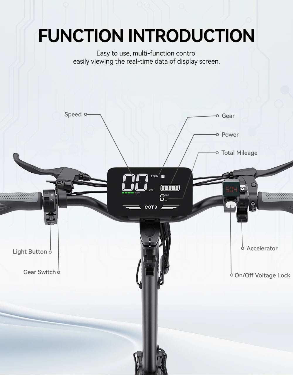 OOTD T10 48V E-Scooter