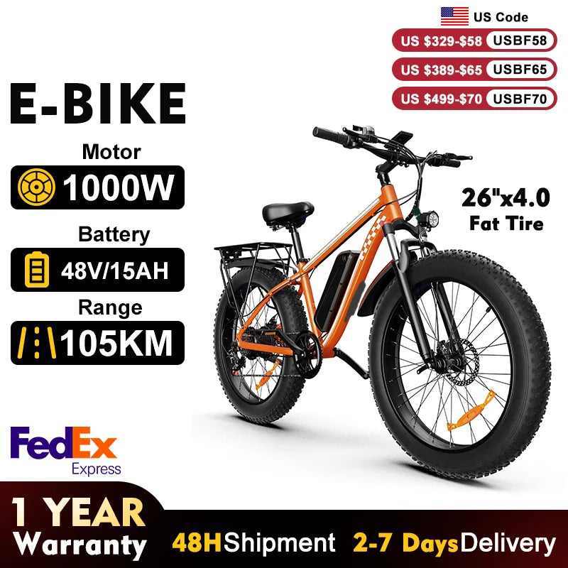 SnowCruiser 1000 E-Bike