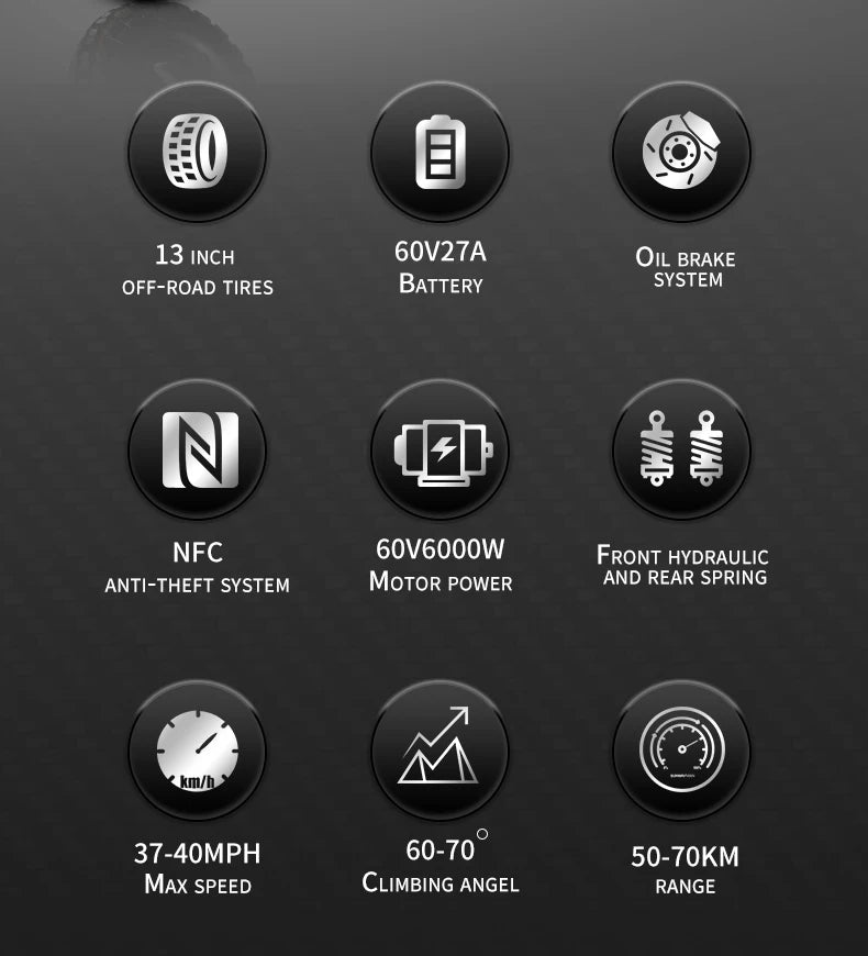 Arwibon MT30 6000 E-Scooter